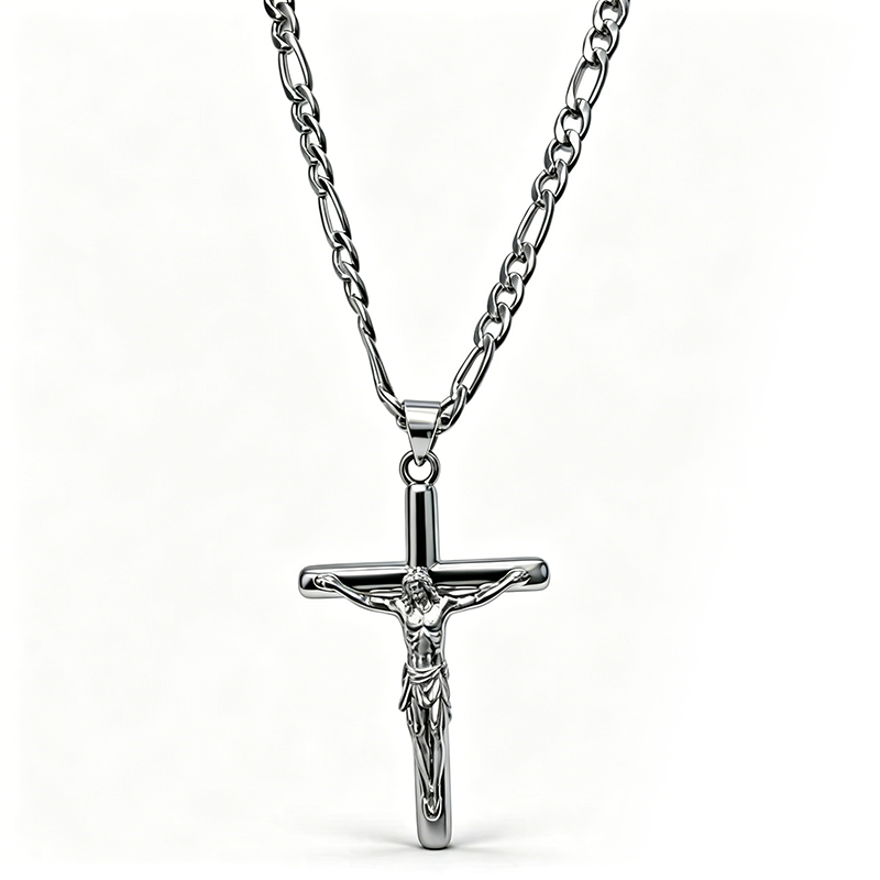Crucifix Pendant Necklace for Men & Women