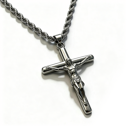 Crucifix Pendant Necklace for Men & Women