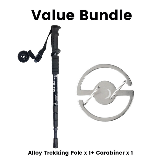 ⛰️ Adjustable Aluminum Alloy Trekking Pole – Durable, Shock-Absorbing, Lightweight 🌲