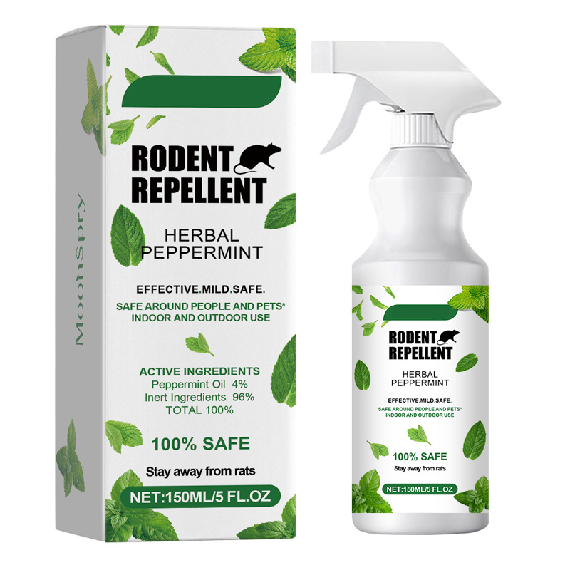Natural Peppermint Oil Rodent Repellent Spray