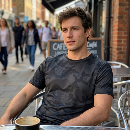 👕 50% OFF NOW! 🌿 Men's Quick Dry Camouflage Sports T-Shirt – Breathable & lightweight – Moisture-wicking, perfect for gym, running or outdoor activities 💪
