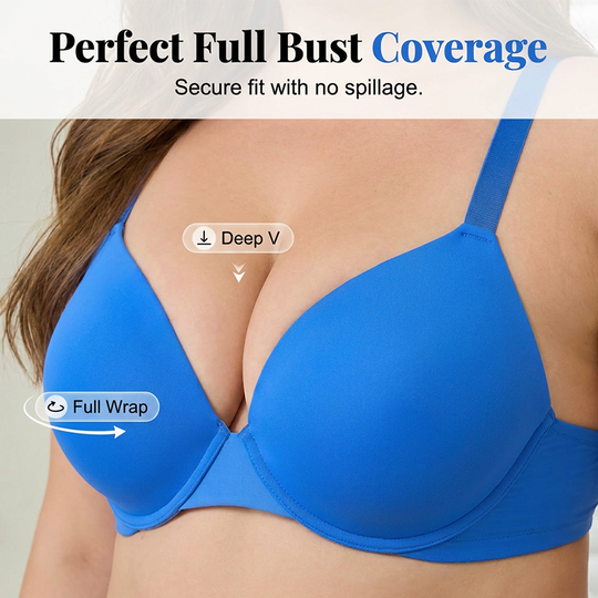 🏆 Last Day Special Price 💐Buy more save more💝Smooth & Supportive Everyday Plus Size Bra