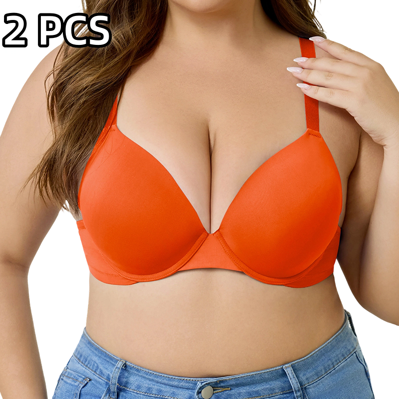 🏆 Last Day Special Price 💐Buy more save more💝Smooth & Supportive Everyday Plus Size Bra
