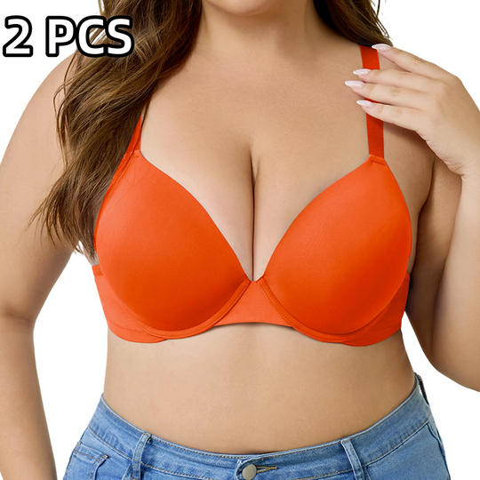 🏆 Last Day Special Price 💐Buy more save more💝Smooth & Supportive Everyday Plus Size Bra
