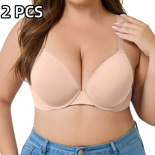 🏆 Last Day Special Price 💐Buy more save more💝Smooth & Supportive Everyday Plus Size Bra