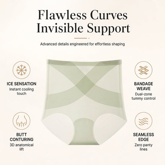 Women's Seamless Tummy Control Cooling Panties