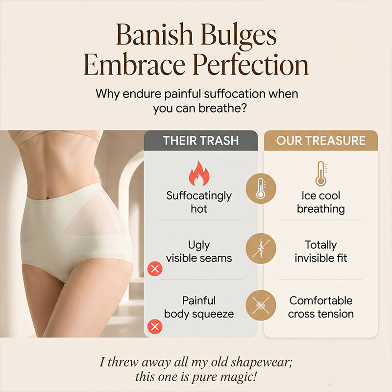 Women's Seamless Tummy Control Cooling Panties