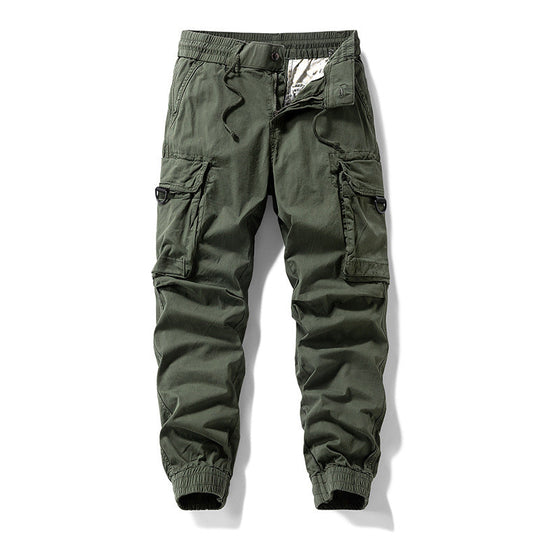 Men's Casual Cotton Cargo Jogger Pants