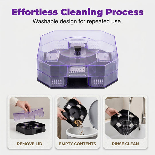 🥳2026 HOT SALE🥳💞50K+ SOLD!♻️ Reusable Roach Trap – Physical capture, no toxic sprays. One‑way doors, easy to check & clean. Safe for homes with kids & pets! 🏠✨