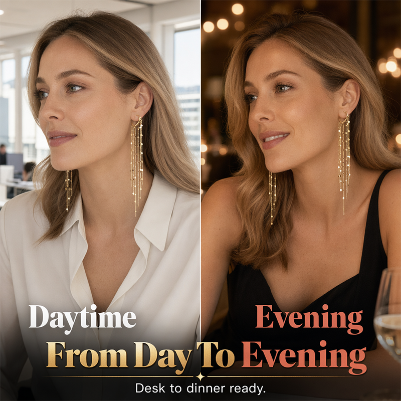✨ 2026 Sale — Over 42,000 Sold!🔥 Face-Framing Tassel Earrings