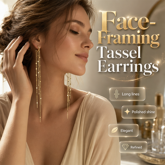 ✨ 2026 Sale — Over 42,000 Sold!🔥 Face-Framing Tassel Earrings