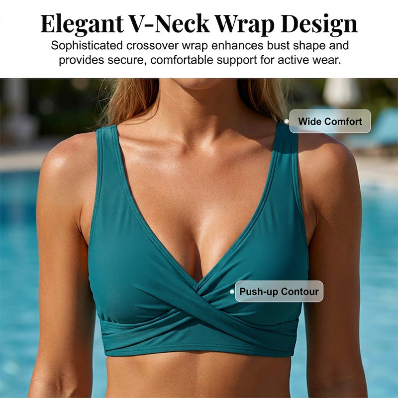 Women’s High-Waisted Ruched Bikini Set