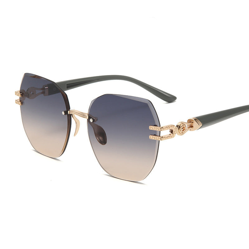 Gold Frame Grey Orange
