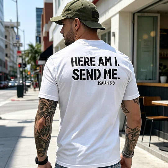 Men's Casual Slogan Print T-Shirt