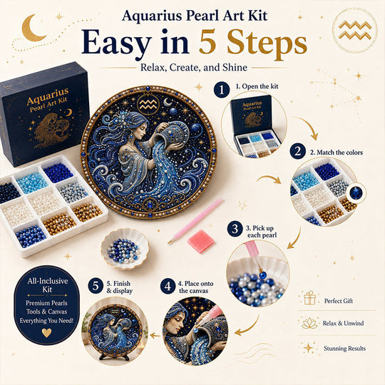 DIY Celestial Zodiac Pearl Painting Kit