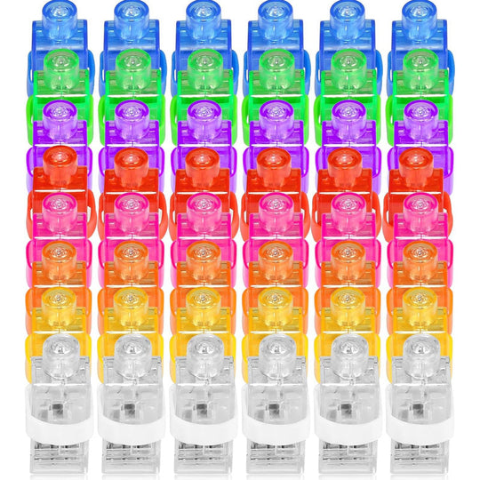 🎃 Save 50%! 👻 Mini LED Finger Lights – Colorful glow, elastic band & party-ready ✨