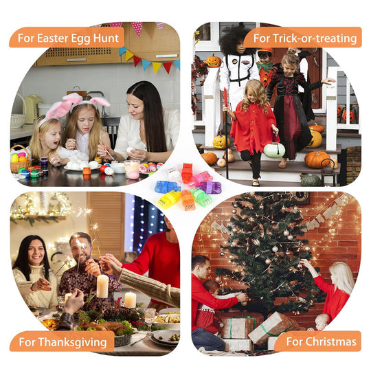 🎃 Save 50%! 👻 Mini LED Finger Lights – Colorful glow, elastic band & party-ready ✨