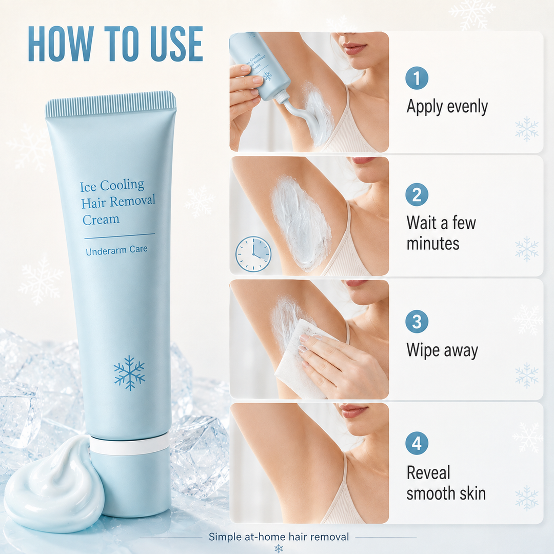 🥳🪒 50% OFF! Gentle Hair Removal Cream – Dual‑care for underarms & bikini area. Plant extracts soothe & moisturise – removes hair without irritation! ✨🛡️