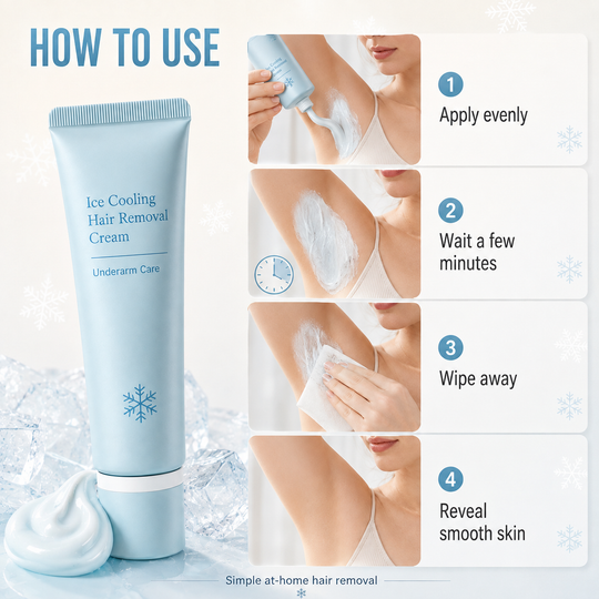 🥳🪒 50% OFF! Gentle Hair Removal Cream – Dual‑care for underarms & bikini area. Plant extracts soothe & moisturise – removes hair without irritation! ✨🛡️