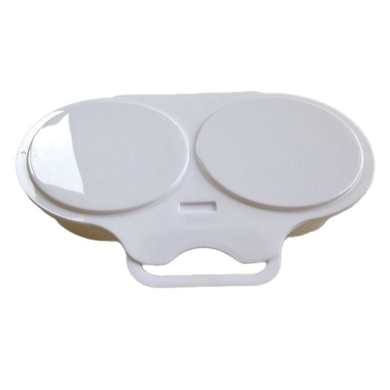 🍳Hot Sale 🔥 Dual Cavity Microwave Egg Poacher, Oil‑Free Quick Breakfast Egg Cooker, Food‑Safe Double‑Slot Egg Steamer for Fast Home Morning Meal Prep