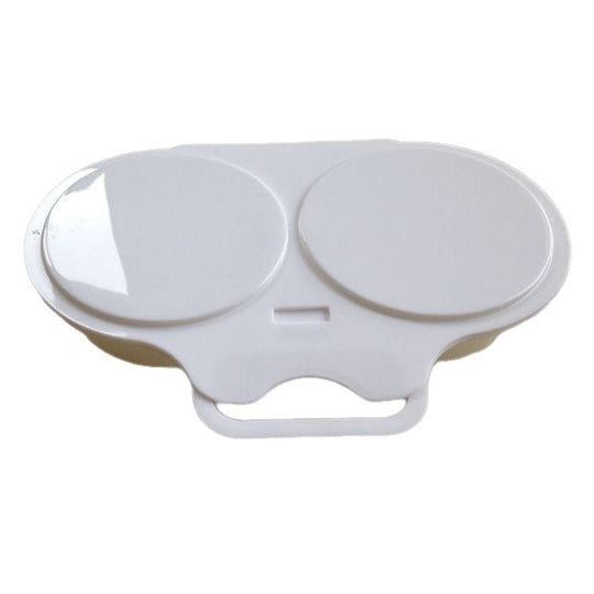 🍳Hot Sale 🔥 Dual Cavity Microwave Egg Poacher, Oil‑Free Quick Breakfast Egg Cooker, Food‑Safe Double‑Slot Egg Steamer for Fast Home Morning Meal Prep