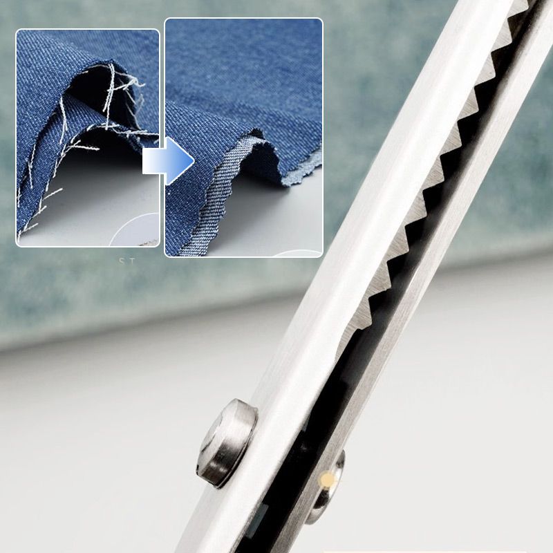 🥳2026 TOP PICK🥳 Pinking Shears Scissors – Stainless Steel, Ergonomic Cushioned Handles – Perfect for Sewing, Quilting & Scrapbooking! 🧵💨1