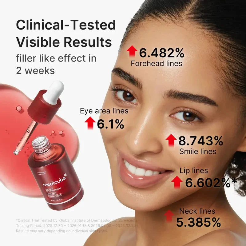 NAD+ EGF Firming Serum | NAD+, EGF, Collagen Extract, Anti-aging, Plumping, Radiance Boosting Serum | Cares for Look of Fine Lines, Skin Elasticity & Firmness For Youthful-looking Skin (30ml / 1.01 fl. oz.) | Korean Skincare, K-Beauty
