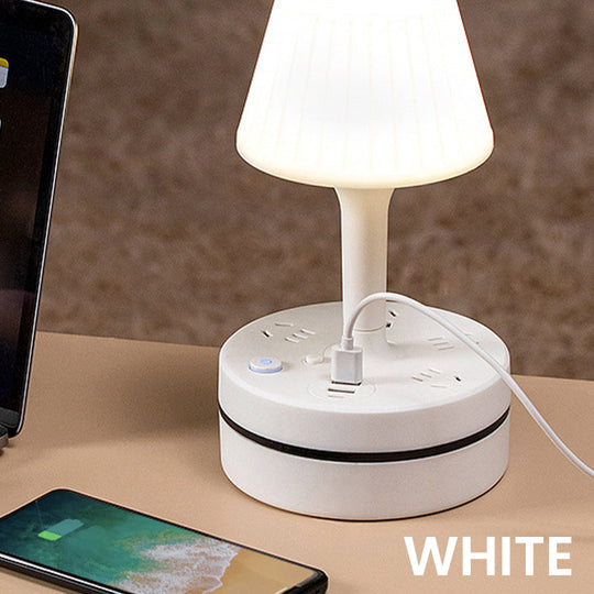 🎁🔥Last day sale 50% OFF🔥💡 Bedside Lamp with AC Outlets and USB Ports