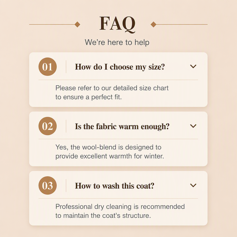 Women's Double Breasted Wool Blend Coat