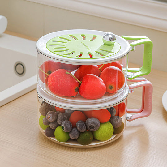 Multi-Functional Kitchen Drain Basket with Lid