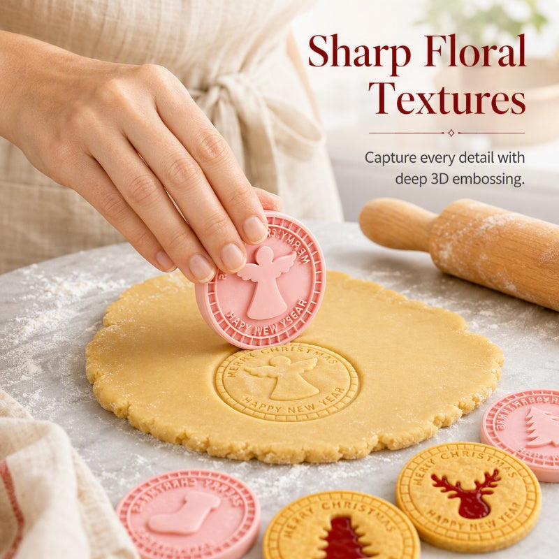 🏆 Last Day Special Price ＄10.99! 🔥Buy 2 Get 1 Free🎁Festive Christmas Cookie Cutter Set