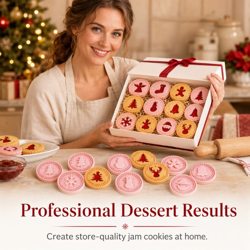🏆 Last Day Special Price ＄10.99! 🔥Buy 2 Get 1 Free🎁Festive Christmas Cookie Cutter Set