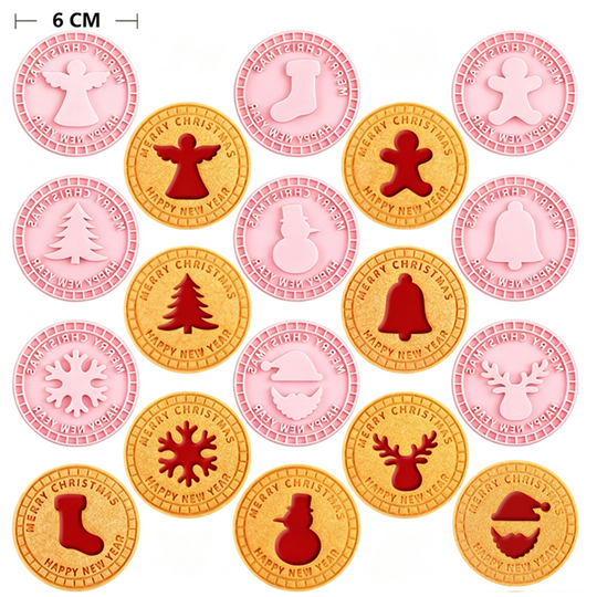 🏆 Last Day Special Price ＄10.99! 🔥Buy 2 Get 1 Free🎁Festive Christmas Cookie Cutter Set