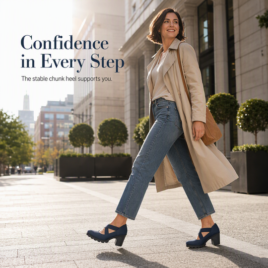 👠 Stable Steps, Retro Charm | Women's Crisscross Platform Mary Jane Heels