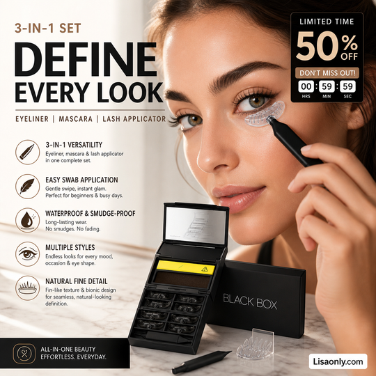 💋3-in-1 Kit: Eyeliner and Lower Lash Stamp