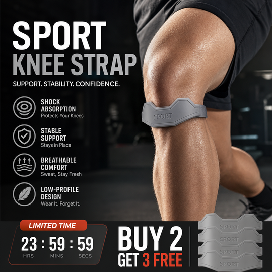 Health Every Day🏃‍♀️Silicone Patellar Tendon Support Strap