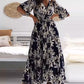 👗Hot Sale 17.9 👗Elegant floral half-sleeve dress