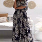 👗Hot Sale 17.9 👗Elegant floral half-sleeve dress