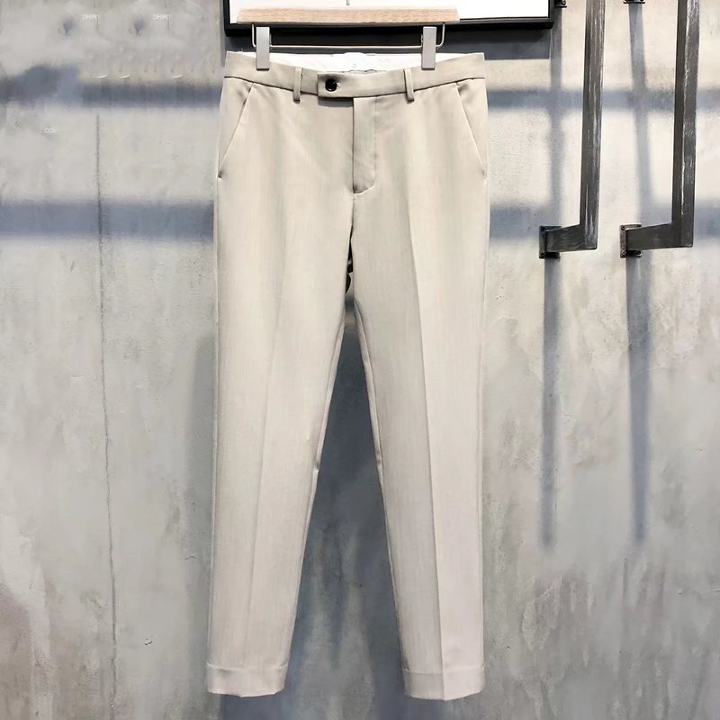 🎁Hot Sale 49% OFF⏳Solid Color Slim Fit Formal Pants