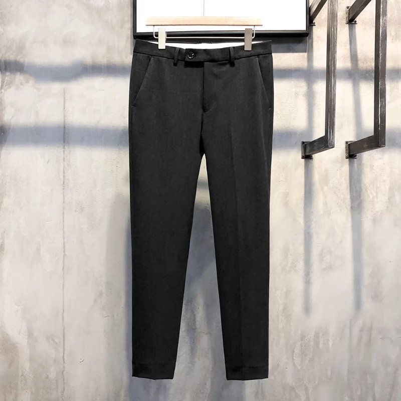 🎁Hot Sale 49% OFF⏳Solid Color Slim Fit Formal Pants