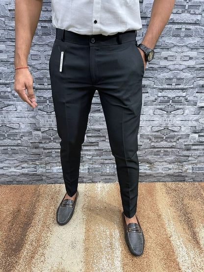 🎁Hot Sale 49% OFF⏳Solid Color Slim Fit Formal Pants