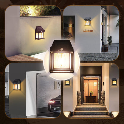 Motion Sensor Solar Tungsten Wall Light